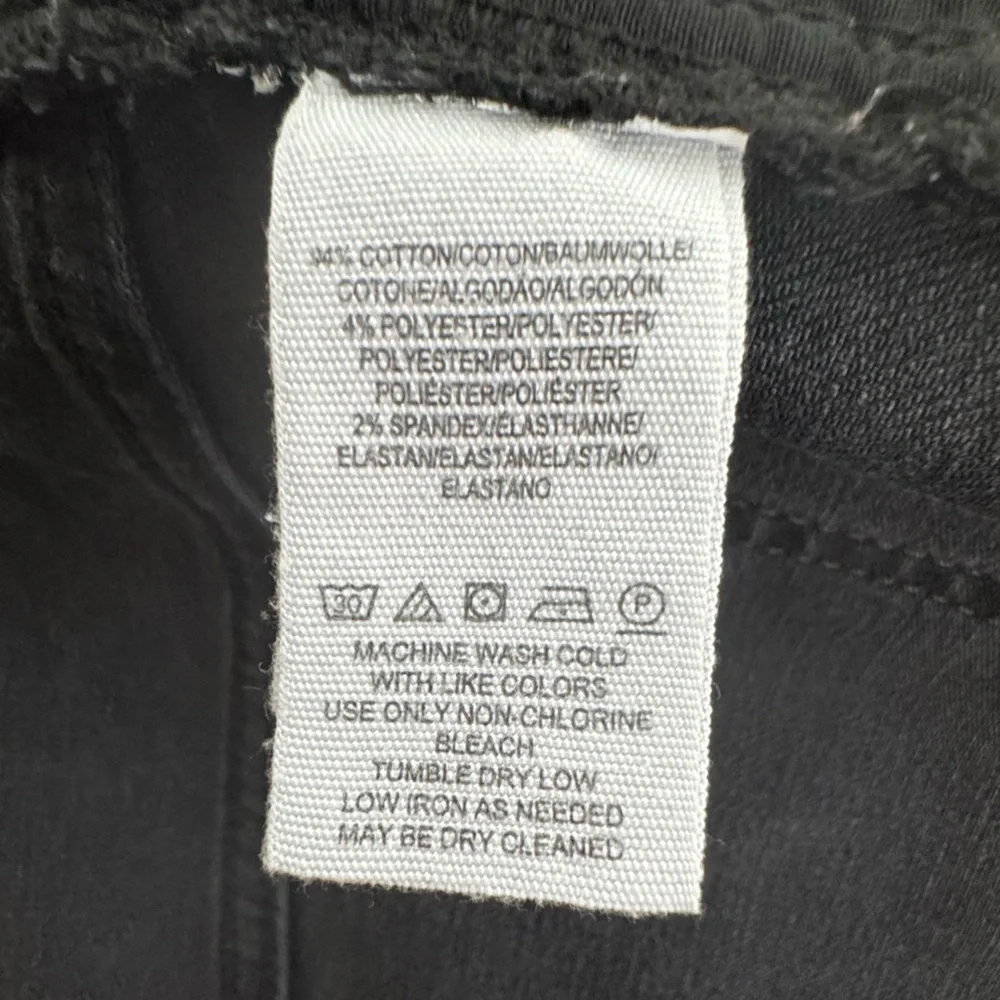 Free‎ People Jeans Dylan High Rise Bootcut Raw Hem Exposed Button Fly Size 28